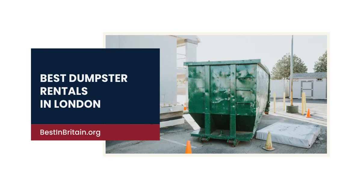 The 4 best dumpster rentals in London